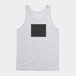 Black & White Handdrawn Stripe Tank Top